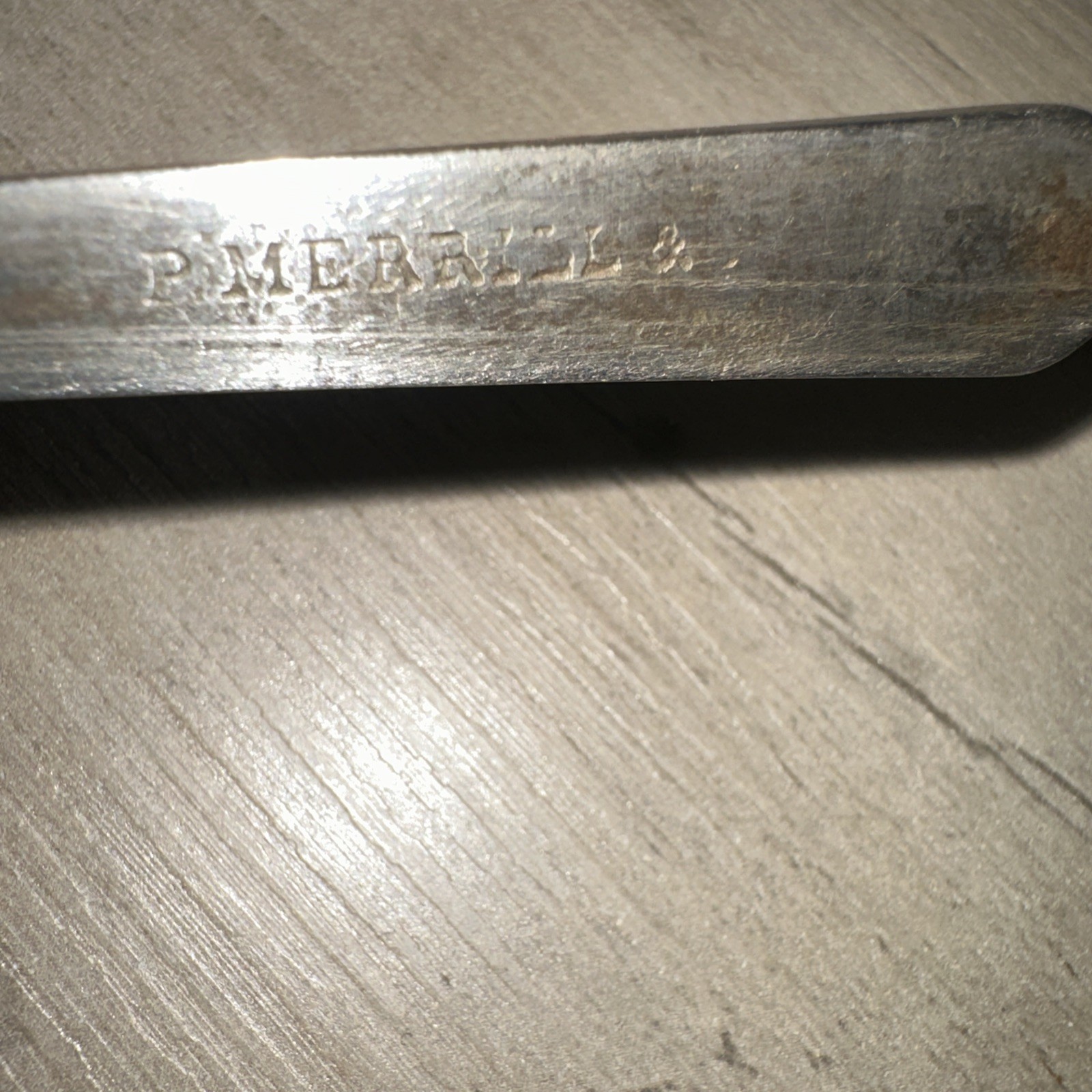Antique Woodworking Chisel Pliny Merrill 1/8” Wide