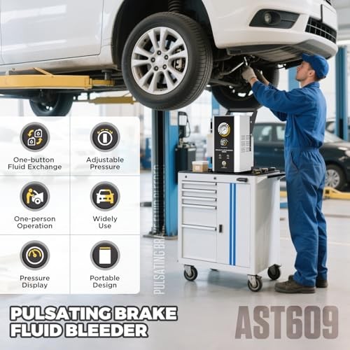 matic Brake Bleeder Kit,110V Automotive Brake Fluid Oil Exchanger AST609 Auto