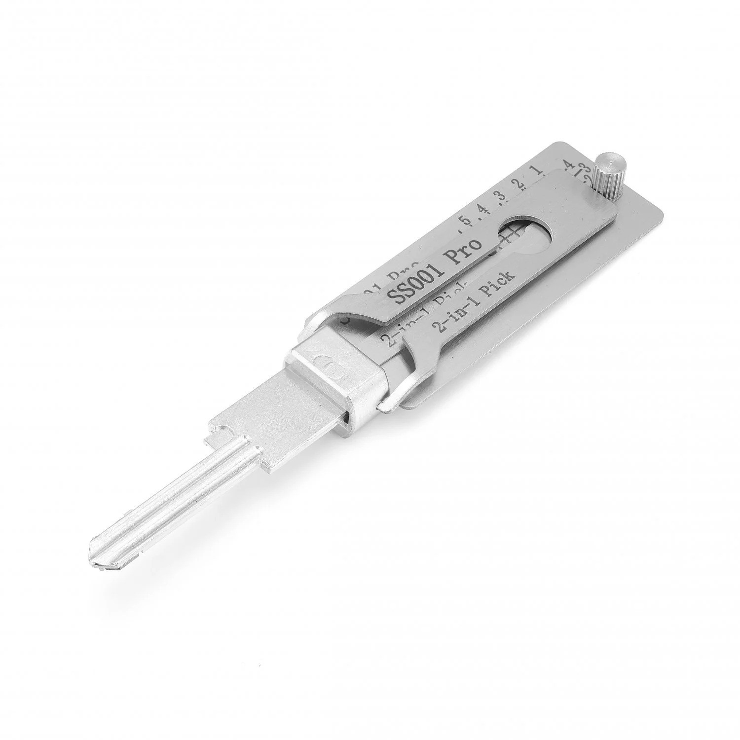 2-in-1 Stainless Steel Key Decoder SS001 PRO Lock Decoder Repair Tools-(1pc)
