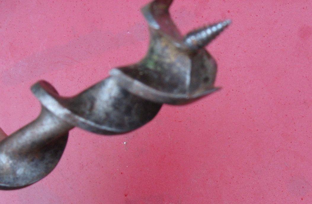 Vintage Snell Drill Bit Auger 1 1/4″ USA Made 10.5″ Long Brace Bit