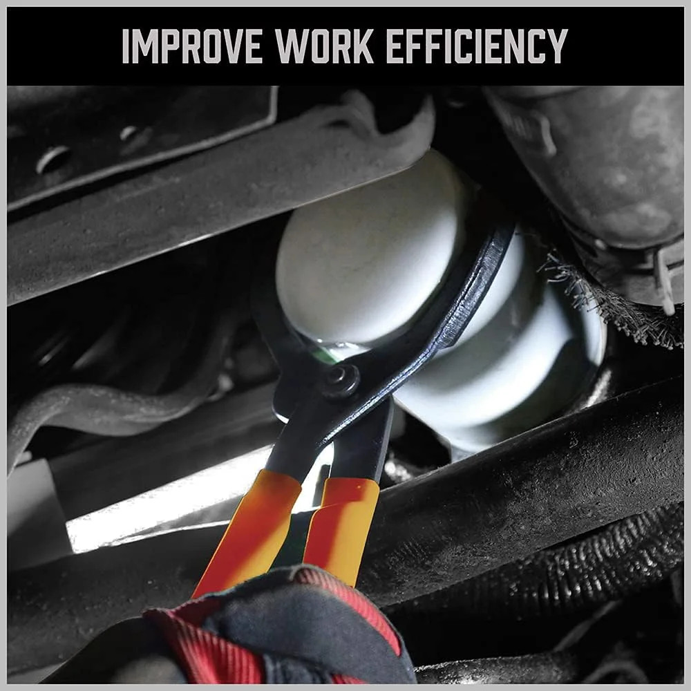 12″ Adjustable Oil Filter Pliers, Adjustable Oil Filter Wrench Removal Tool (Ora