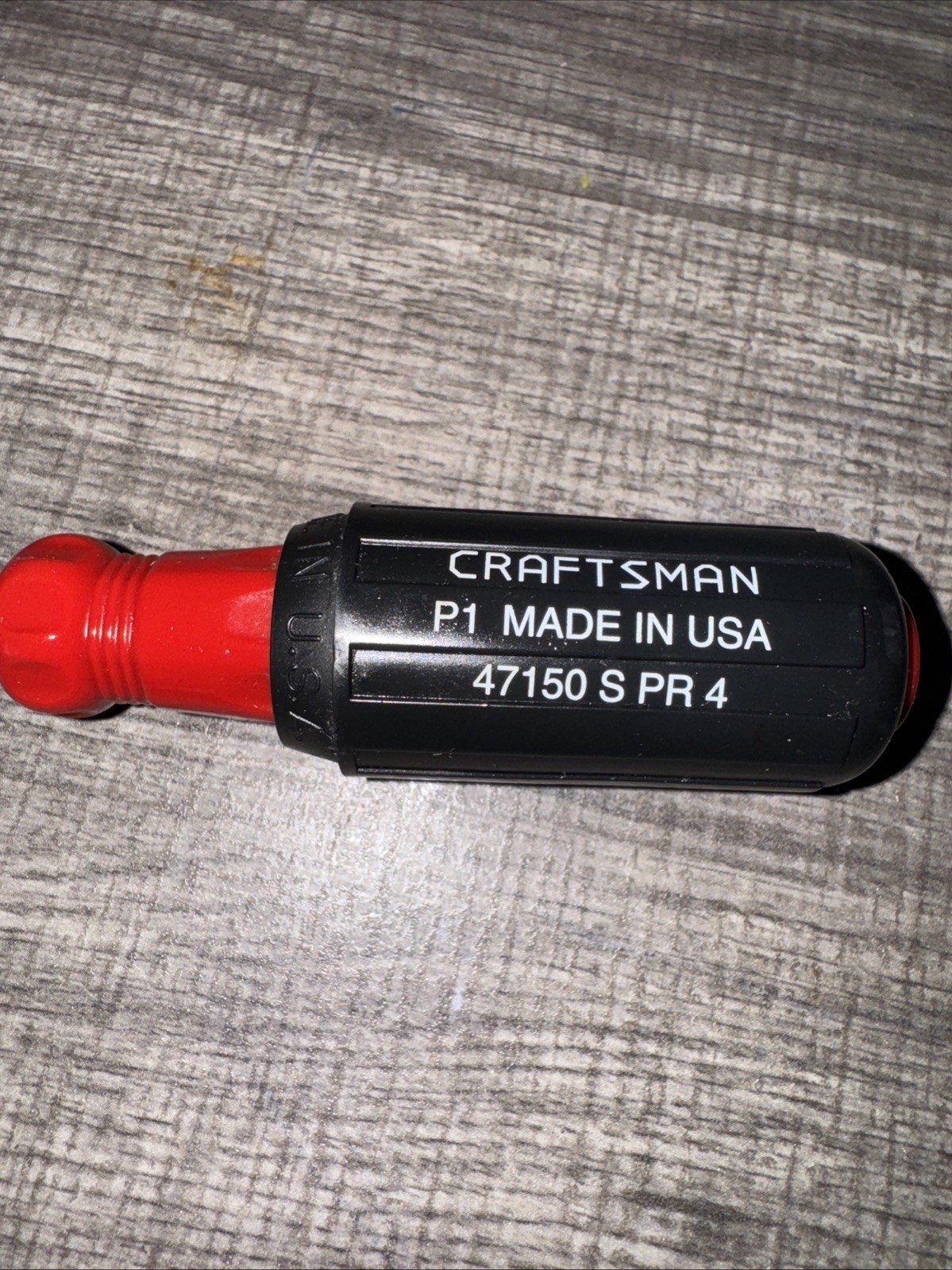 Sears Craftsman USA Nos 47150 PR Pratt Read Phillips 1 Comfort Grip Screwdriver