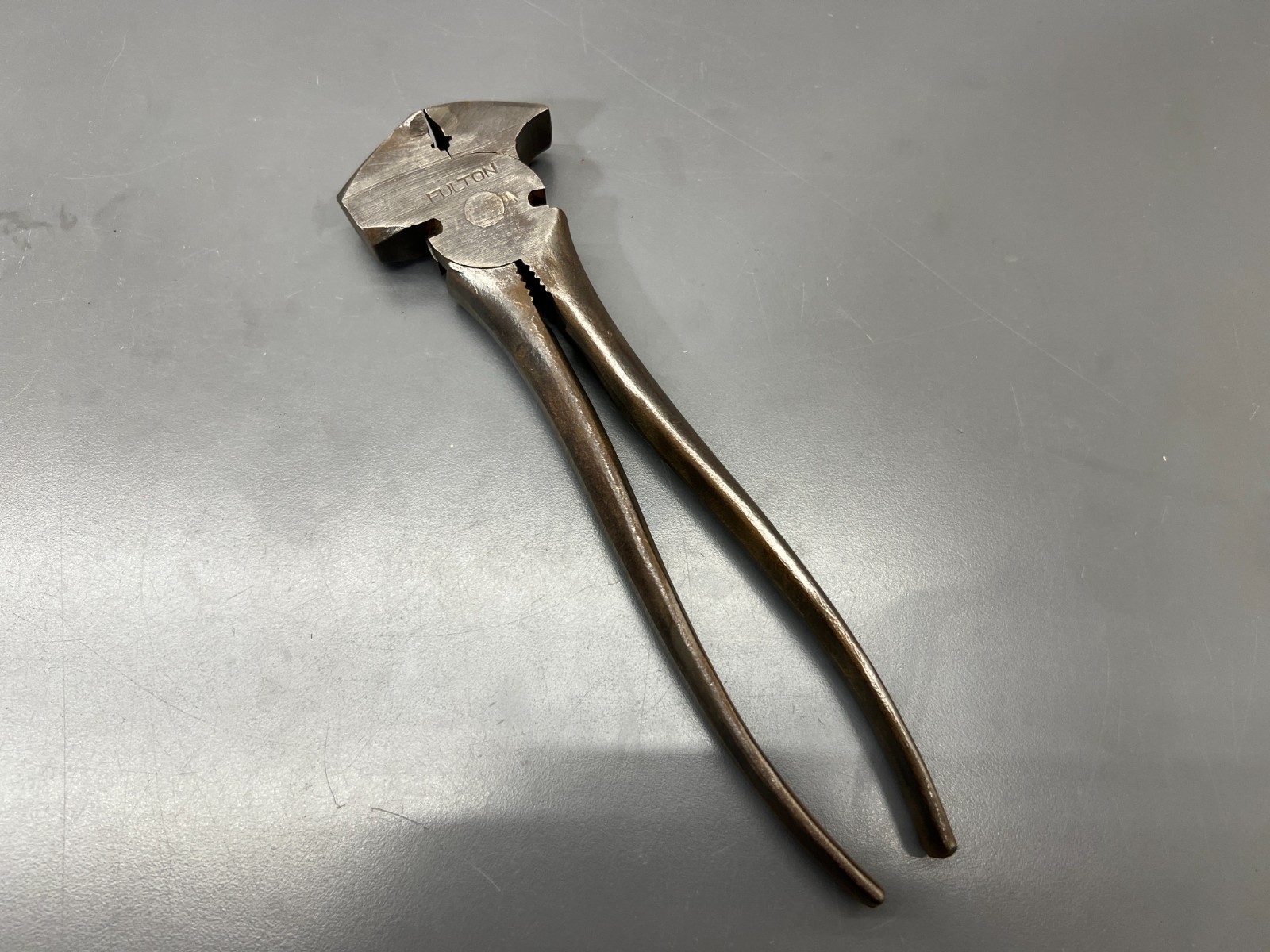 (G) VINTAGE FULTON HEAVY DUTY 10″ MULTI TOOL FENCE PLIERS – VGC