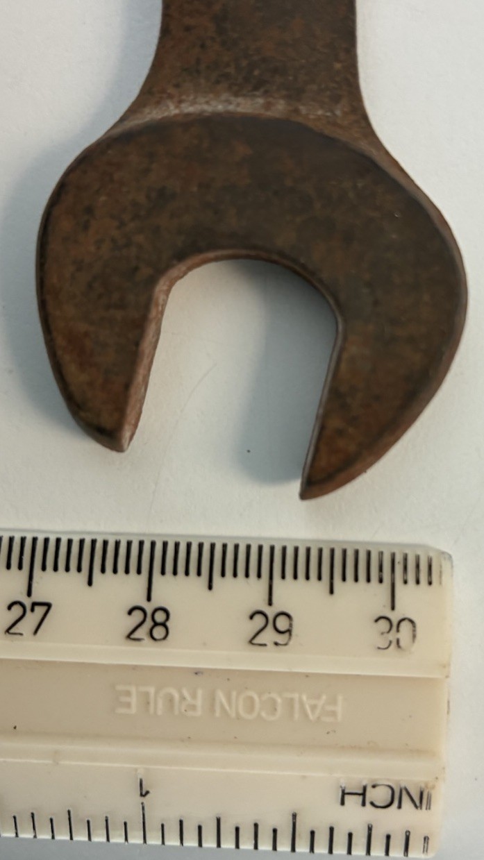 Vintage Drop Forged Steel Double Open End Wrench Made In USA #46