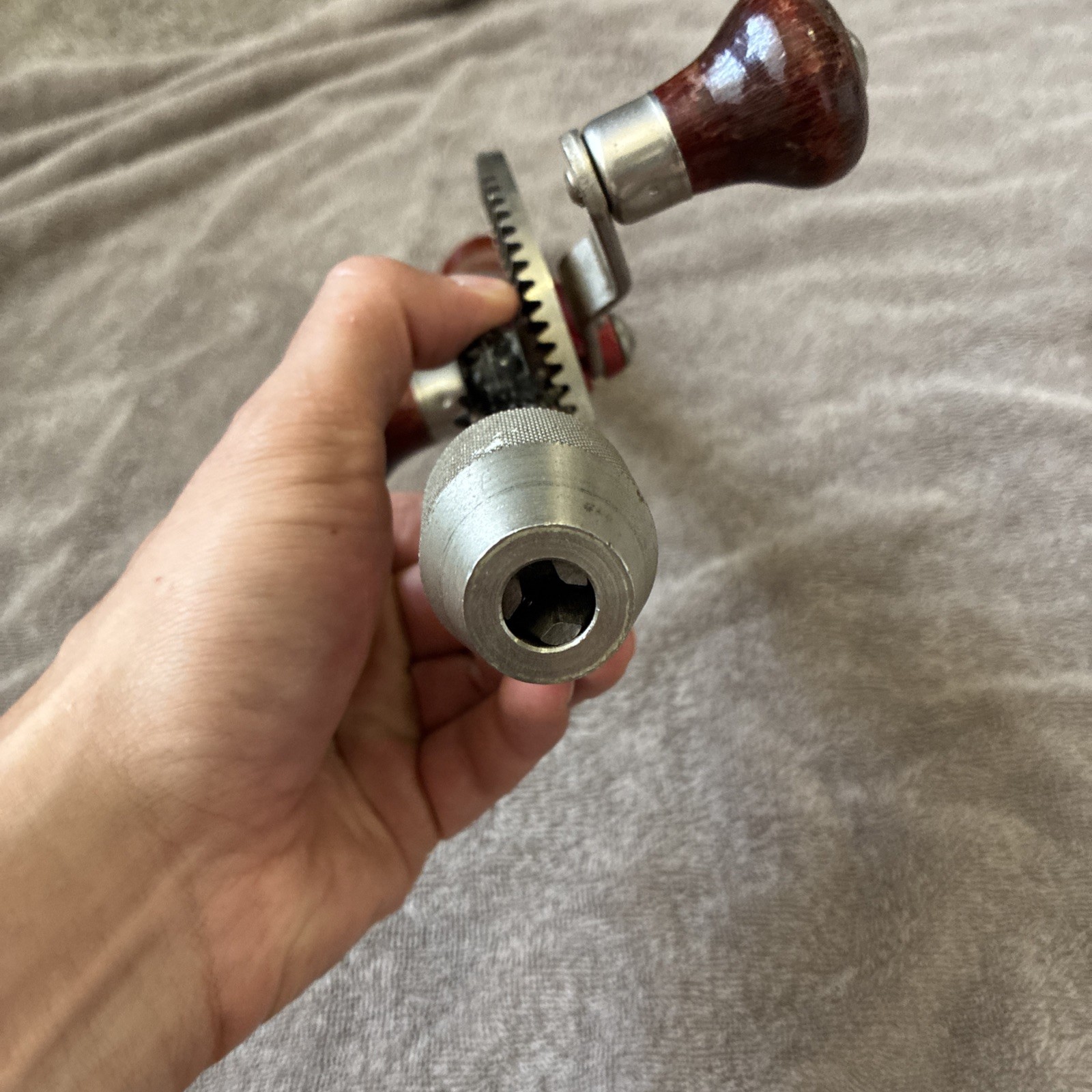 Vintage Millers Falls Co Model No #2A 15” Hand Drill Crank Egg Beater Style