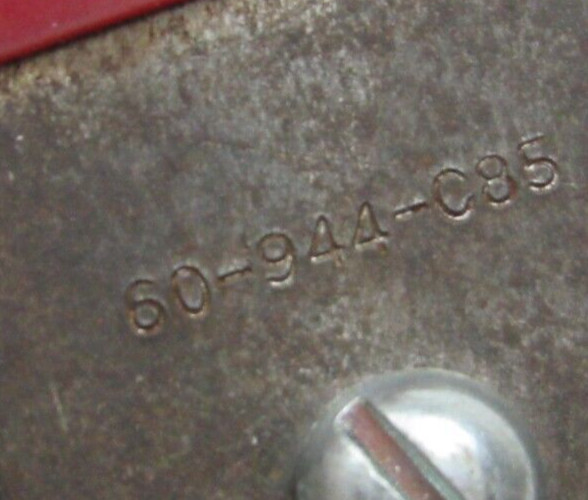 RARE Numberall 5 Digit Number Stamp Punch Tool USA Vtg Metal Stamping Model 60