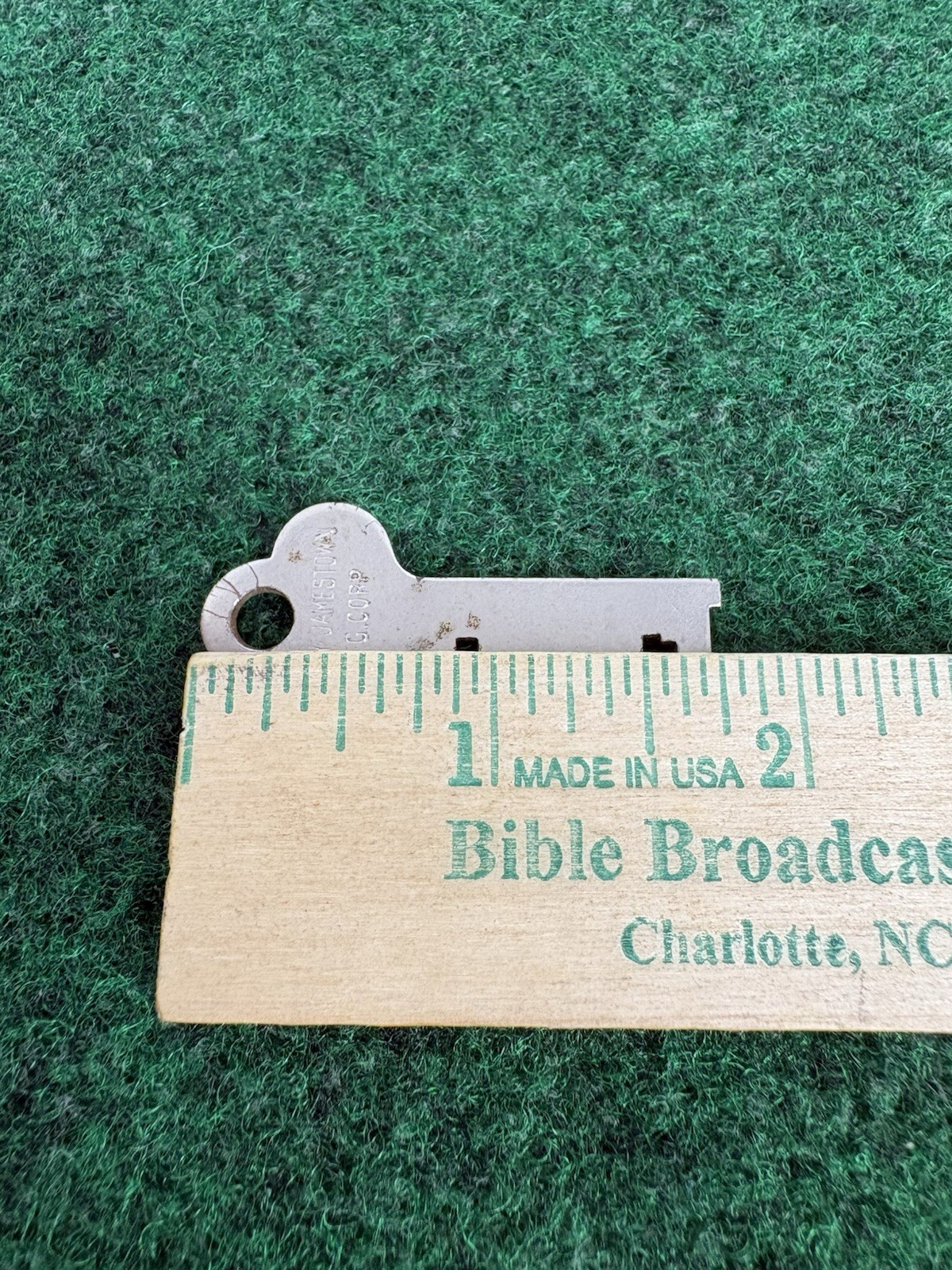 Vintage Rockford-Corry Jamestown Mfg. Corp Key-1-13/16” Long