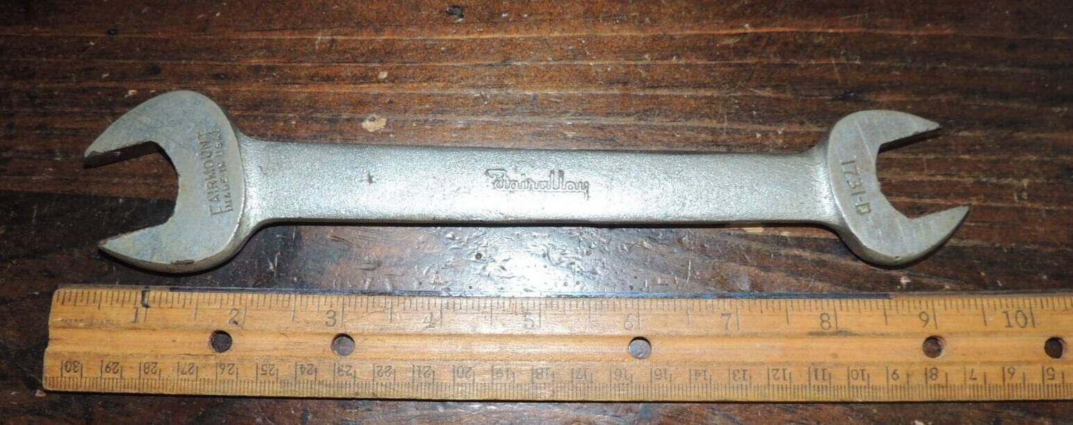 VINTAGE 1731-B FAIRMOUNT FAIRALLOY WRENCH 13/16″ X 7/8″, USA MADE