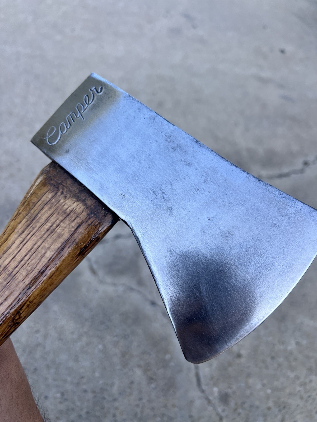 Bad-Axe Genuine Norlund Camper 2.14lbs Axe Original 23.5in Flamed Hickory Handle