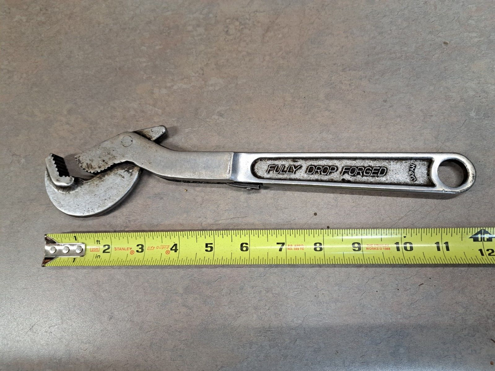 Globemaster Wrench No. 63720/12 12″ Fully Drop Forged Japan