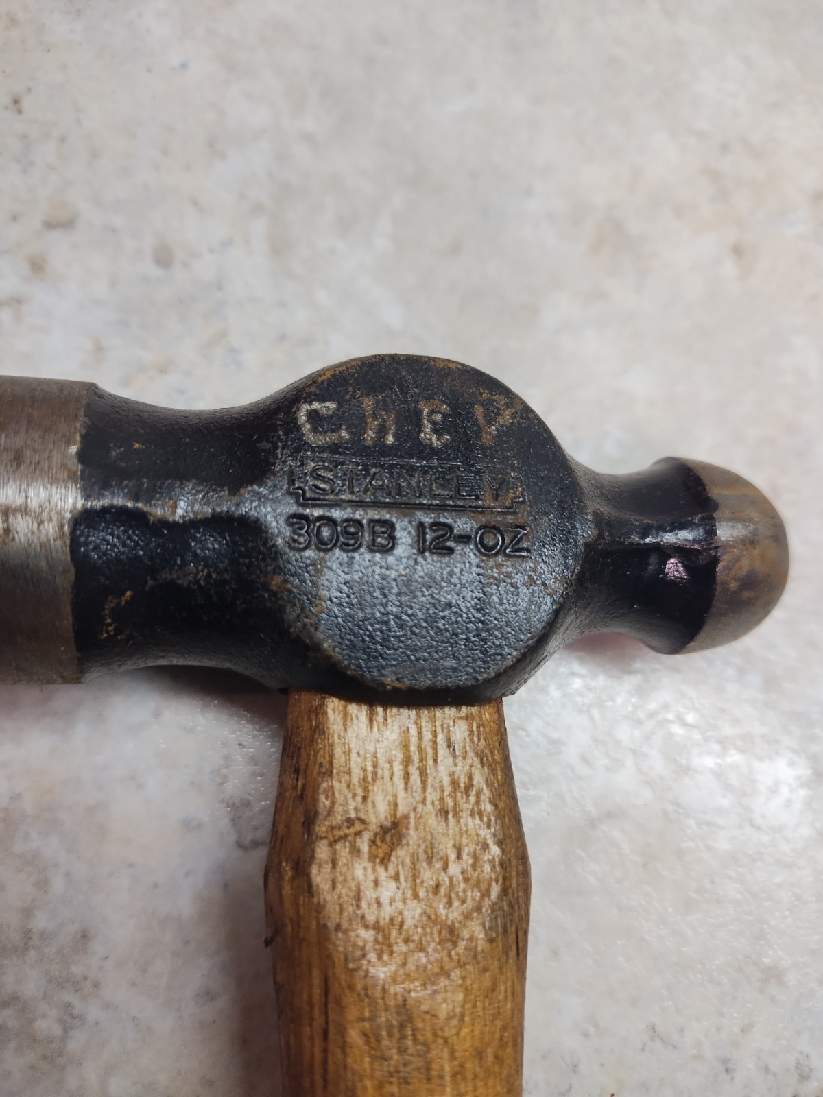 Stanley Vintage 12 oz. Ball Peen Hammer Original Handle 309B