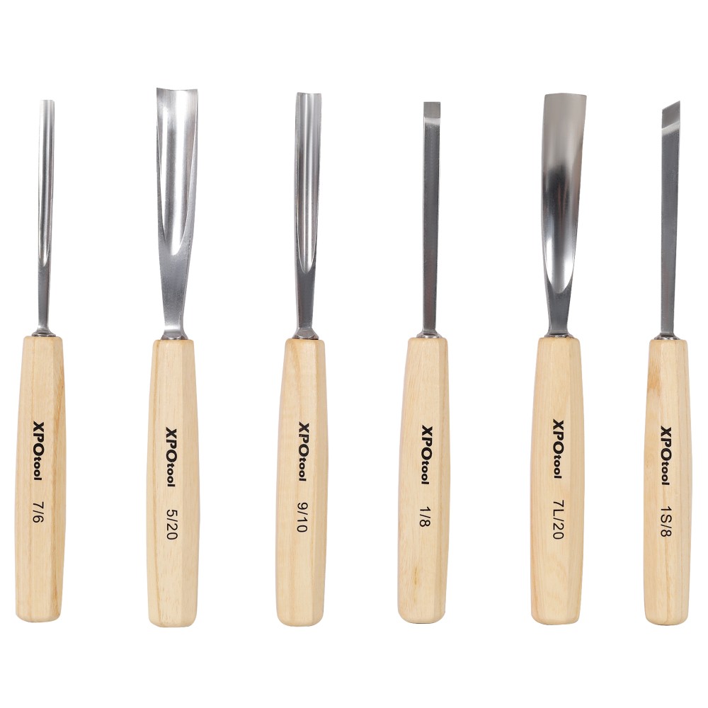 12PCS Professional Wood Carving Chisel Tools Set Ideal for Beginners Woodworking