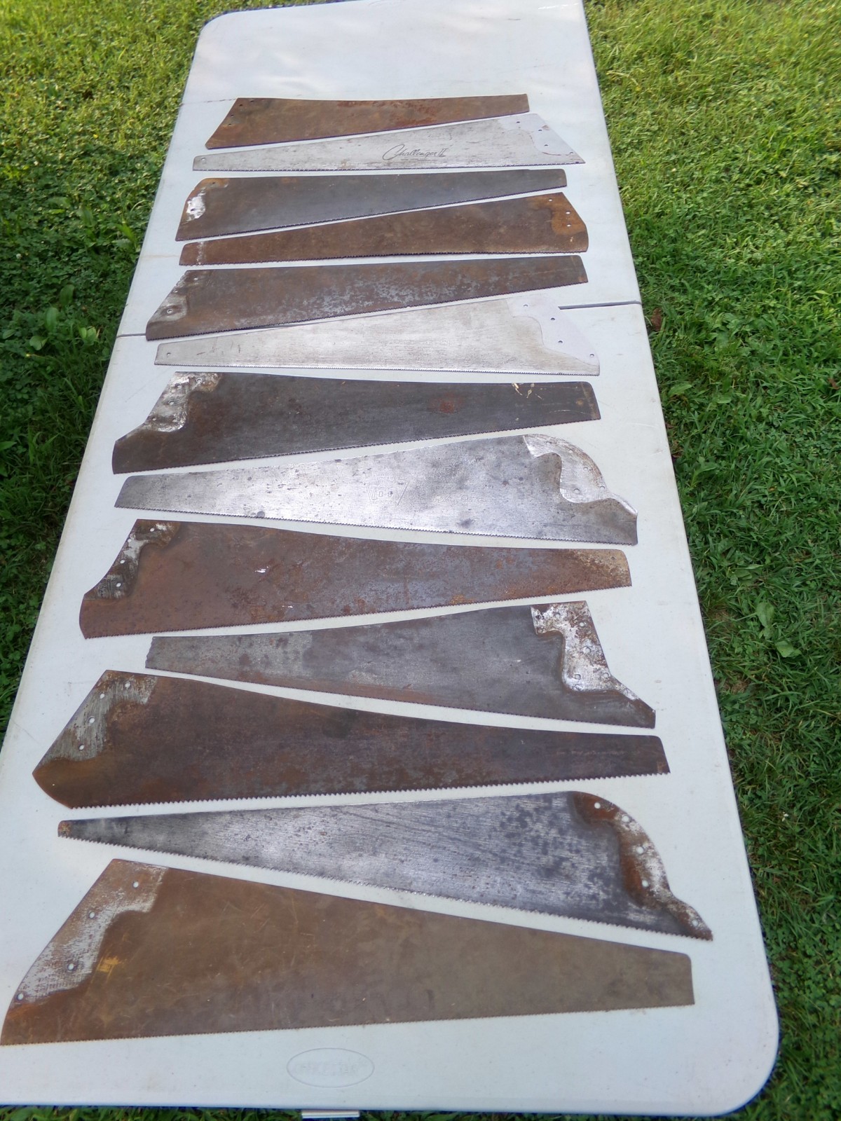Hand Saw Blades Lot of 13 Woodworking Tools Disston