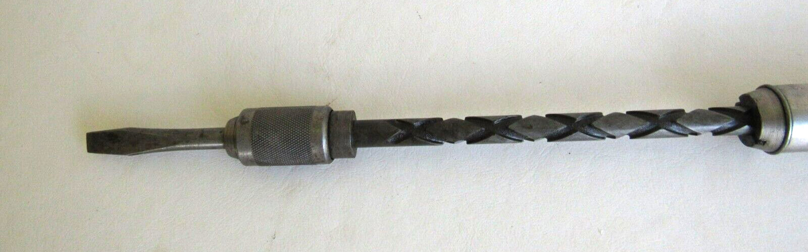 Vintage STEELCRAFT TOOL MFG. CORP. Ratcheting Screwdriver, Slot Bit. Germany