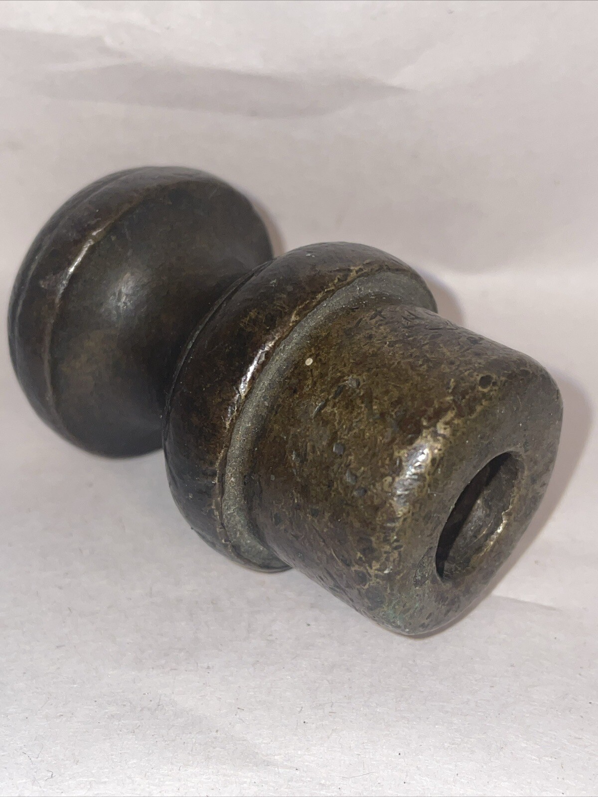 Antique Georgian / Early Victorian (1 Pound) 1lb bronze weight 454 Grams
