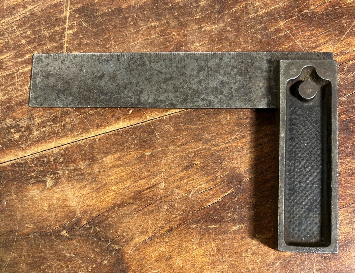 Antique Standard Tool Company 4″ Steel Mini Square Athol Massachusetts