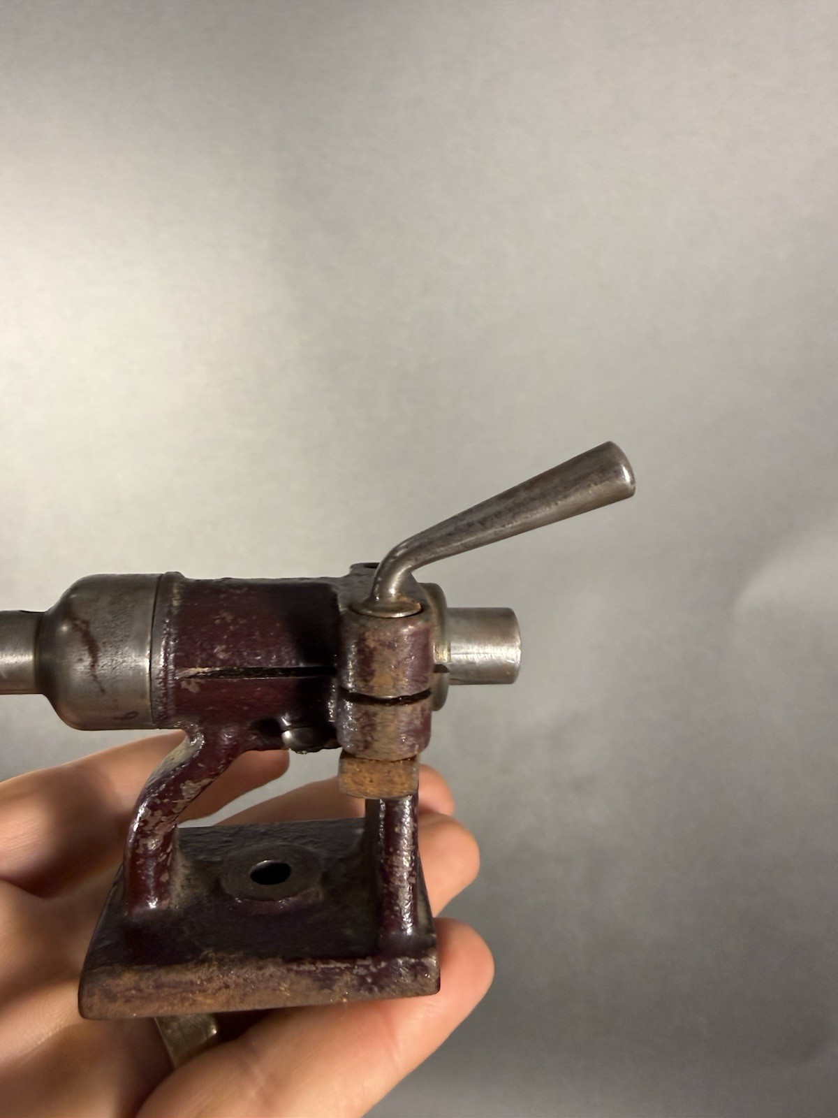 RARE Jeweler’s Metalworking Lathe Tail Stock Tool By Walter Guilder
