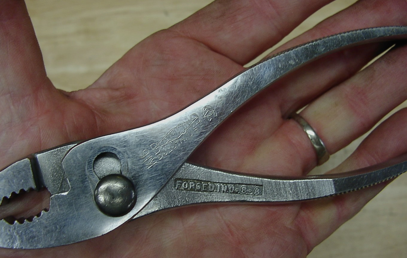 Vintage Diamond Duluth K16 Slip Joint Pliers,6-9/16″ W/7/16″ Jaws,VGC