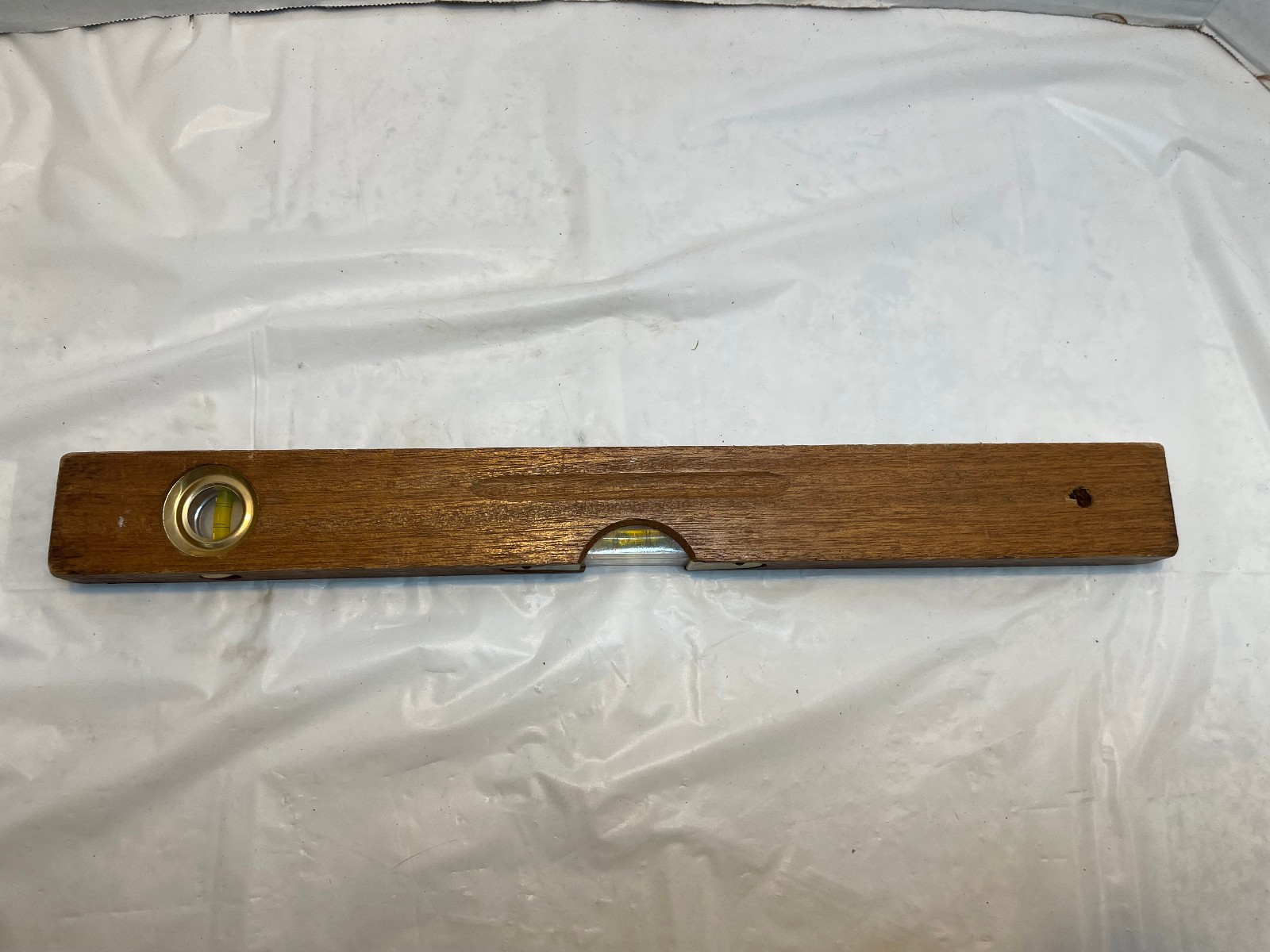 Vintage Globemaster 18″ Wood Brass Level – 5936/18
