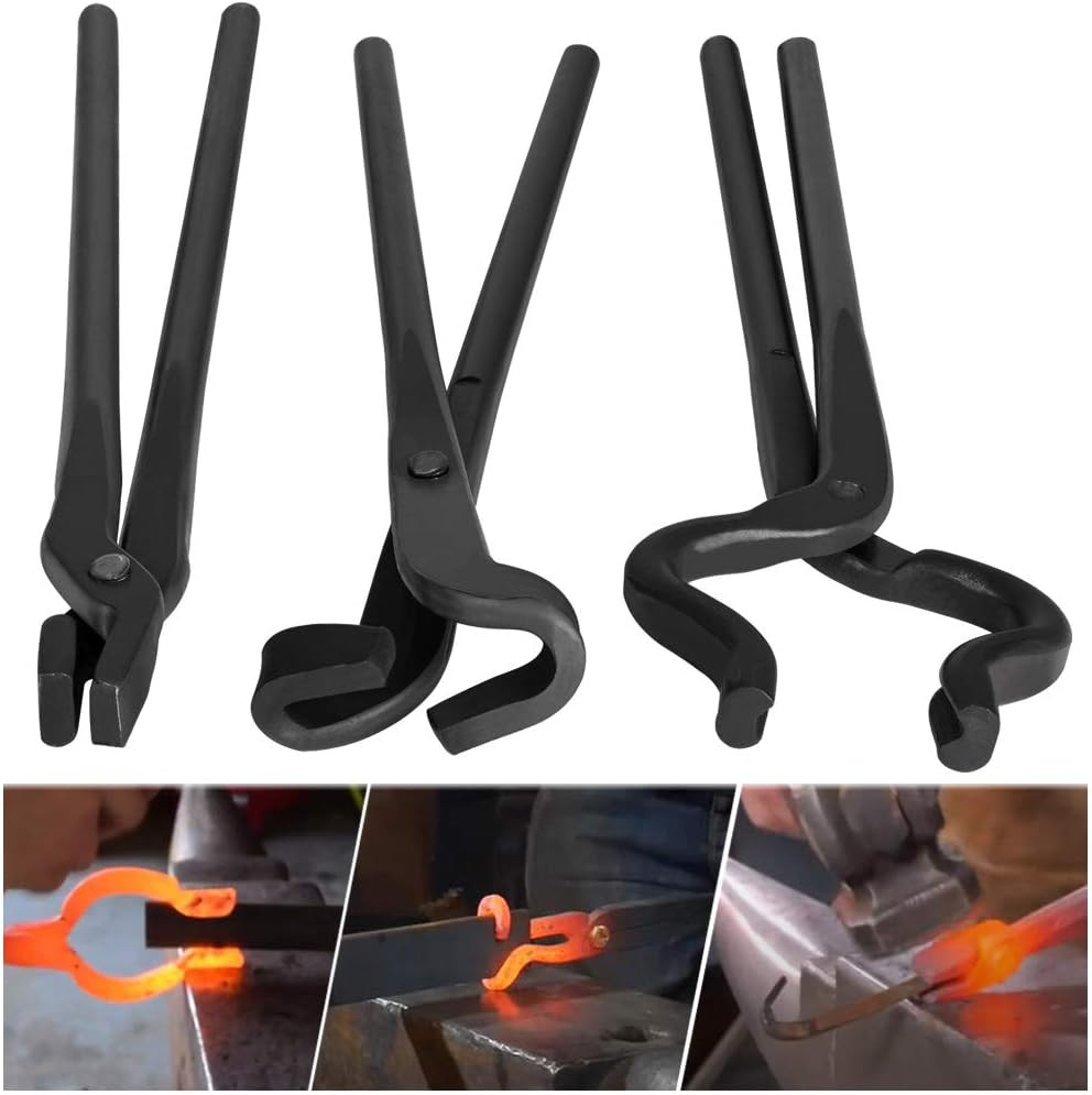 Knife Making Tongs Set Forging Blade Knife Tongs Tools Assembled Knife Making Bl