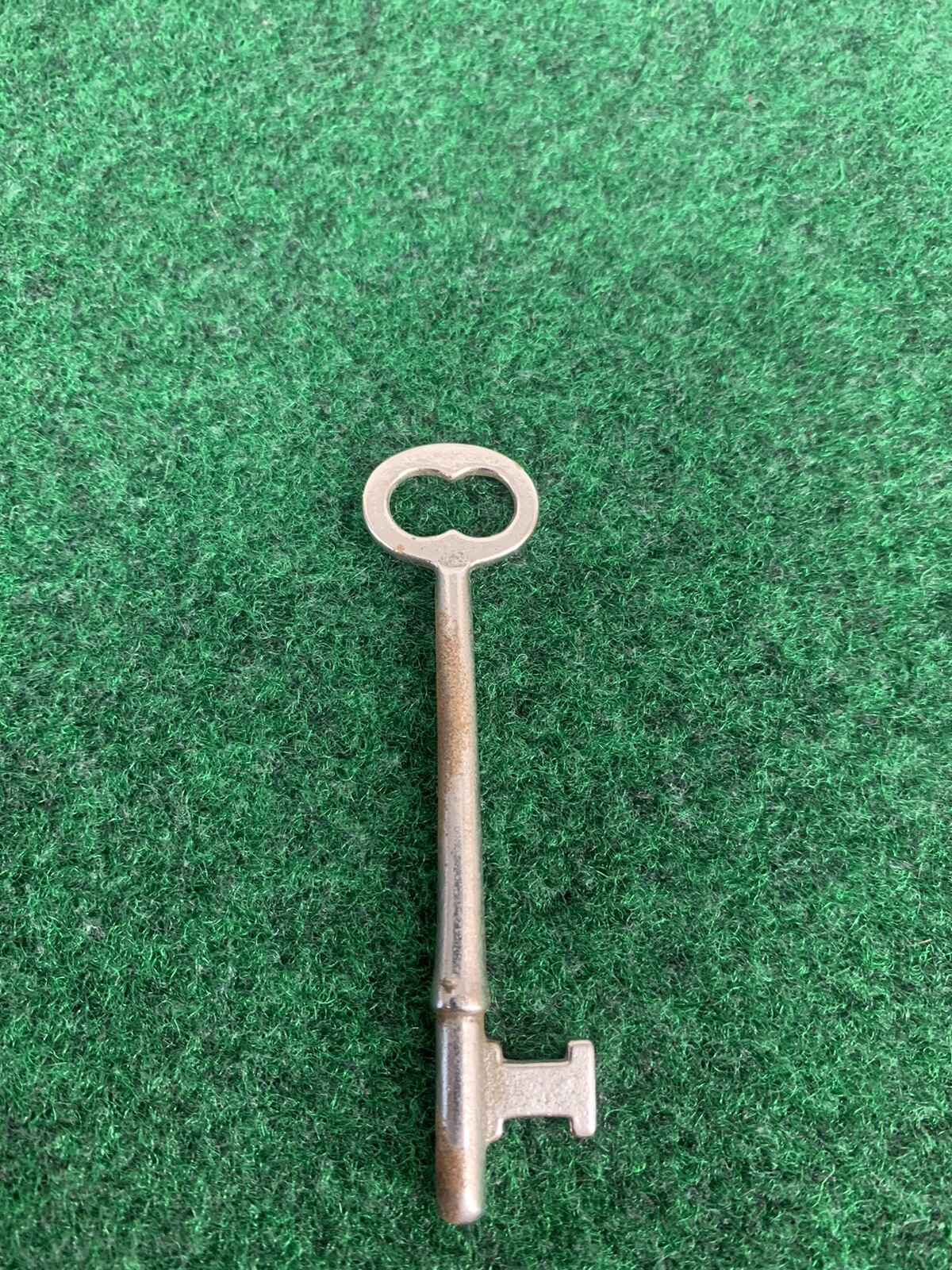Vintage Silver-Tone Skeleton Key- 3 3/16” Long