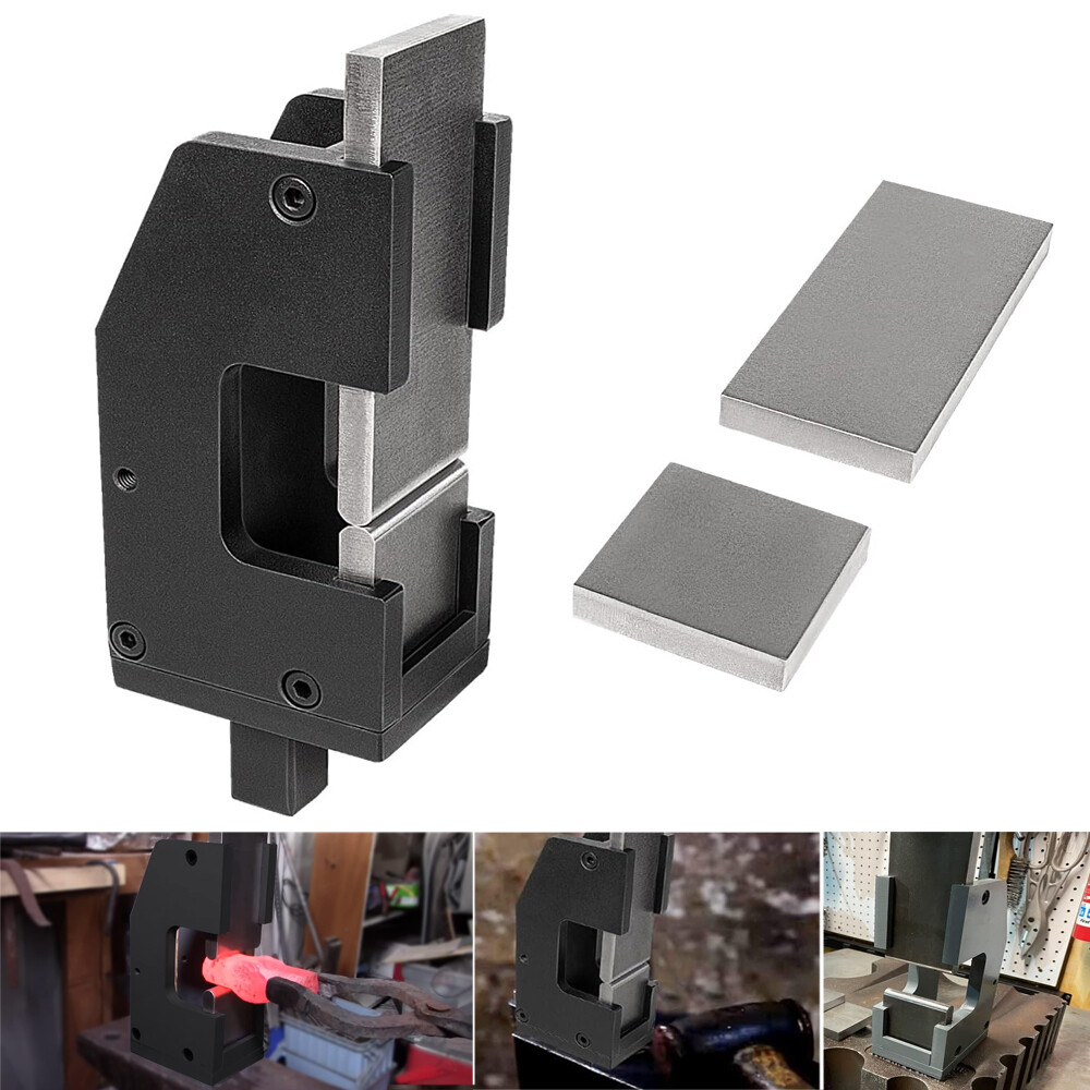 Blacksmith G2 Guillotine Tool with Flat Dies Blacksmith Slash Fullering Tool