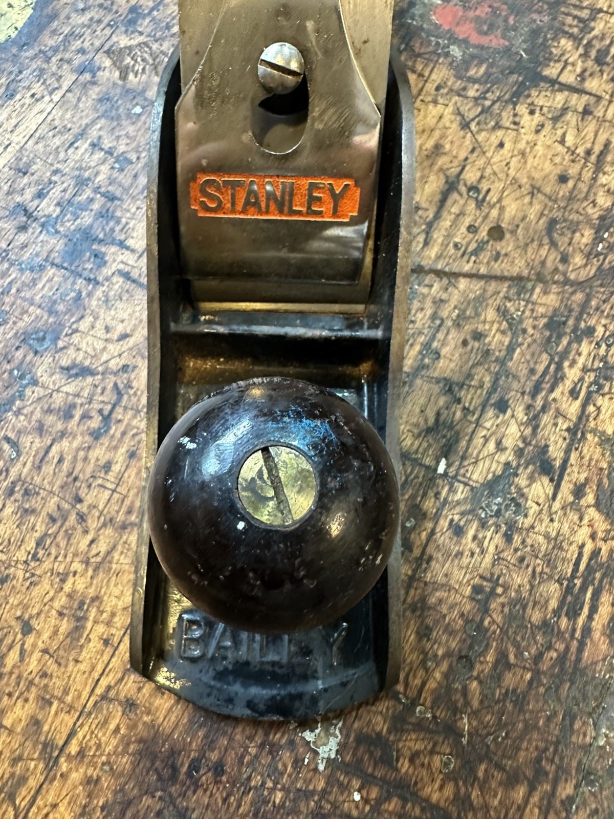 VINTAGE STANLEY BAILEY No. 5 TYPE 19 1948-61 SMOOTH PLANE – MADE IN USA