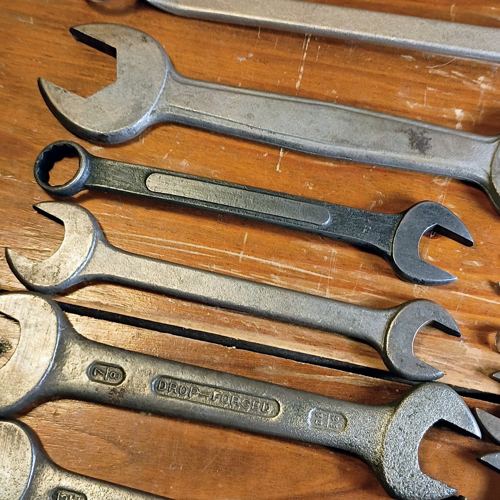 12 Vintage Barcalo Buffalo USA Wrenches Open End Double Box End Combination