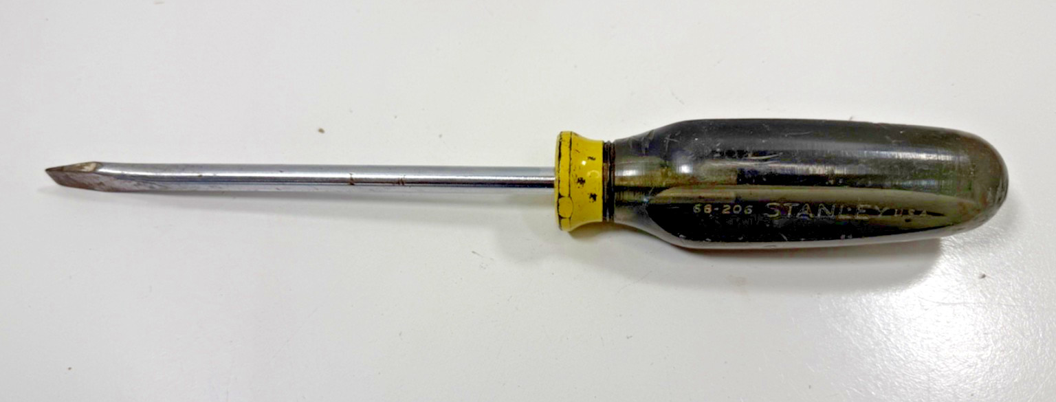 Stanley Flat Head Screwdriver No. 66-206 USA