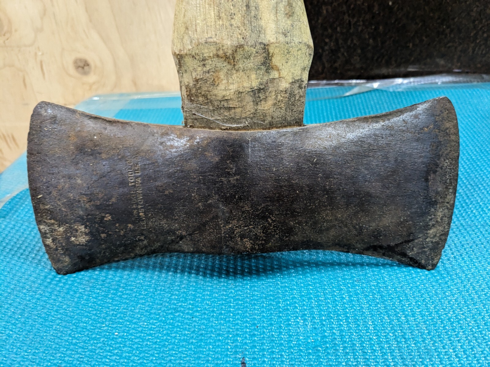 Vintage Mann Edge Tool True American Double Bit Axe
