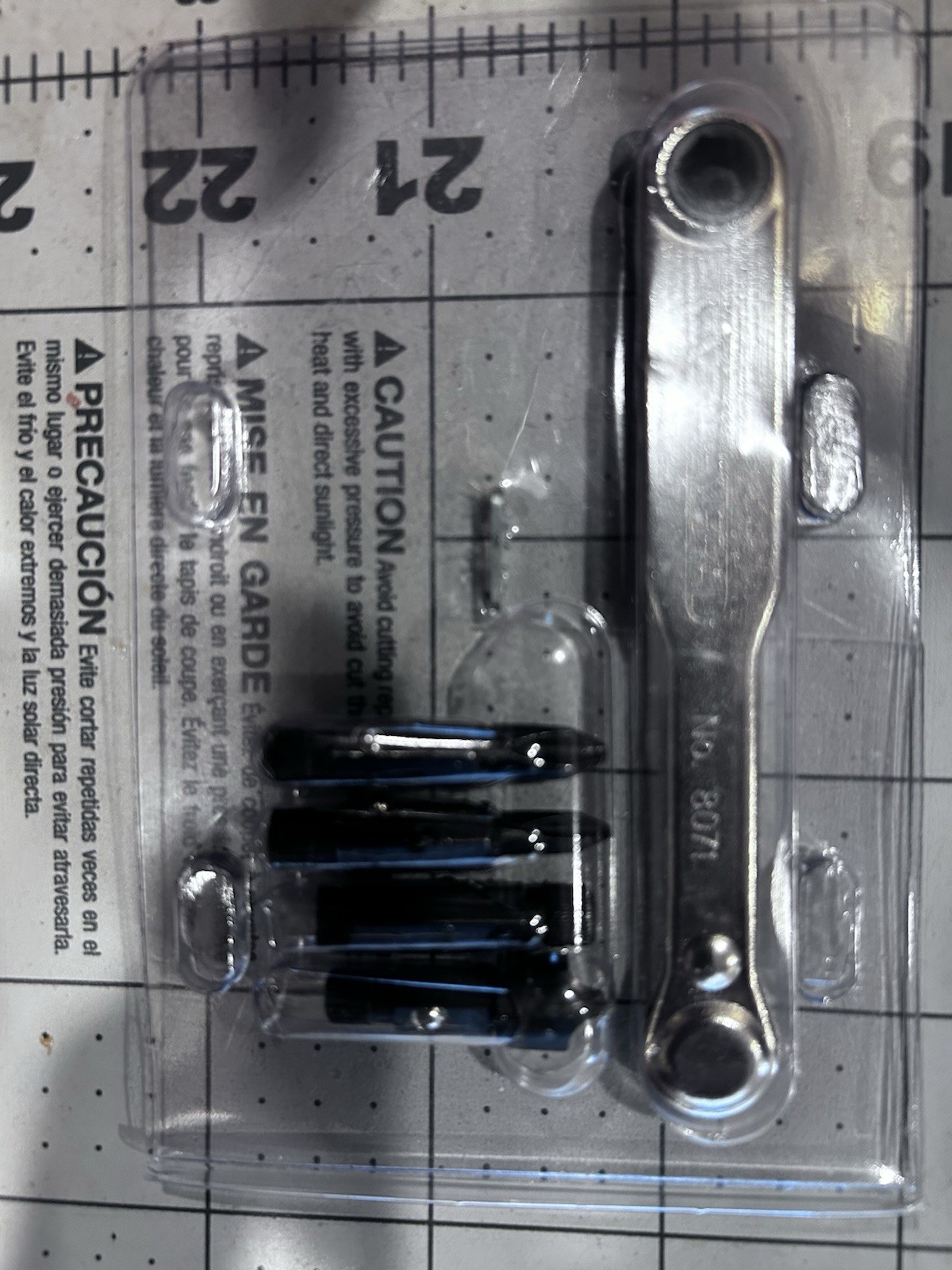 Vintage General Hardware Mfg Co Inc No. 807-X Ratchet USA NEW W/BITS