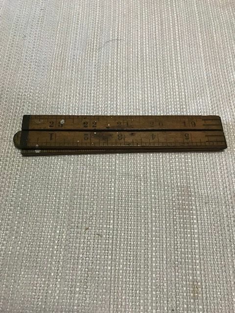 Vintage – Folding Ruler – Multiple Folds – Unique Piece – Free Shipping
