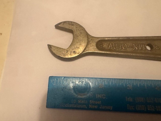 MADE USA Vintage AUTO – KIT #100 COMBO 12 POINT 3/4″ BOX + 7/8″ OPEN END WRENCH