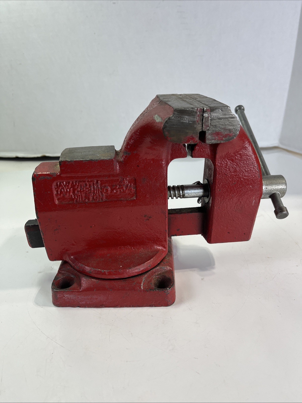 Vintage Wilton 4” Jaw Opening 4” Wide Vice NN