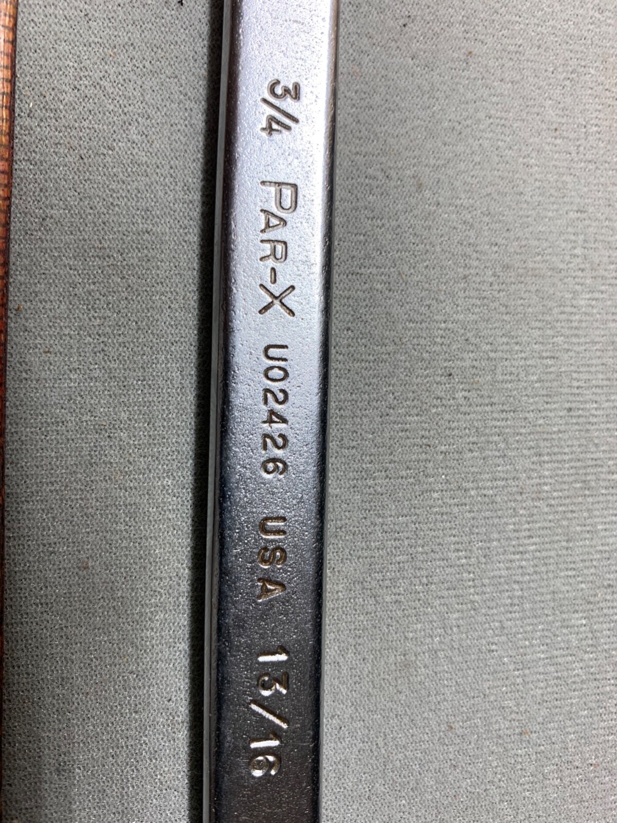 Vintage PAR-X *** 3/4″ & 13/16″ Snap On Open End Wrench U02426 USA