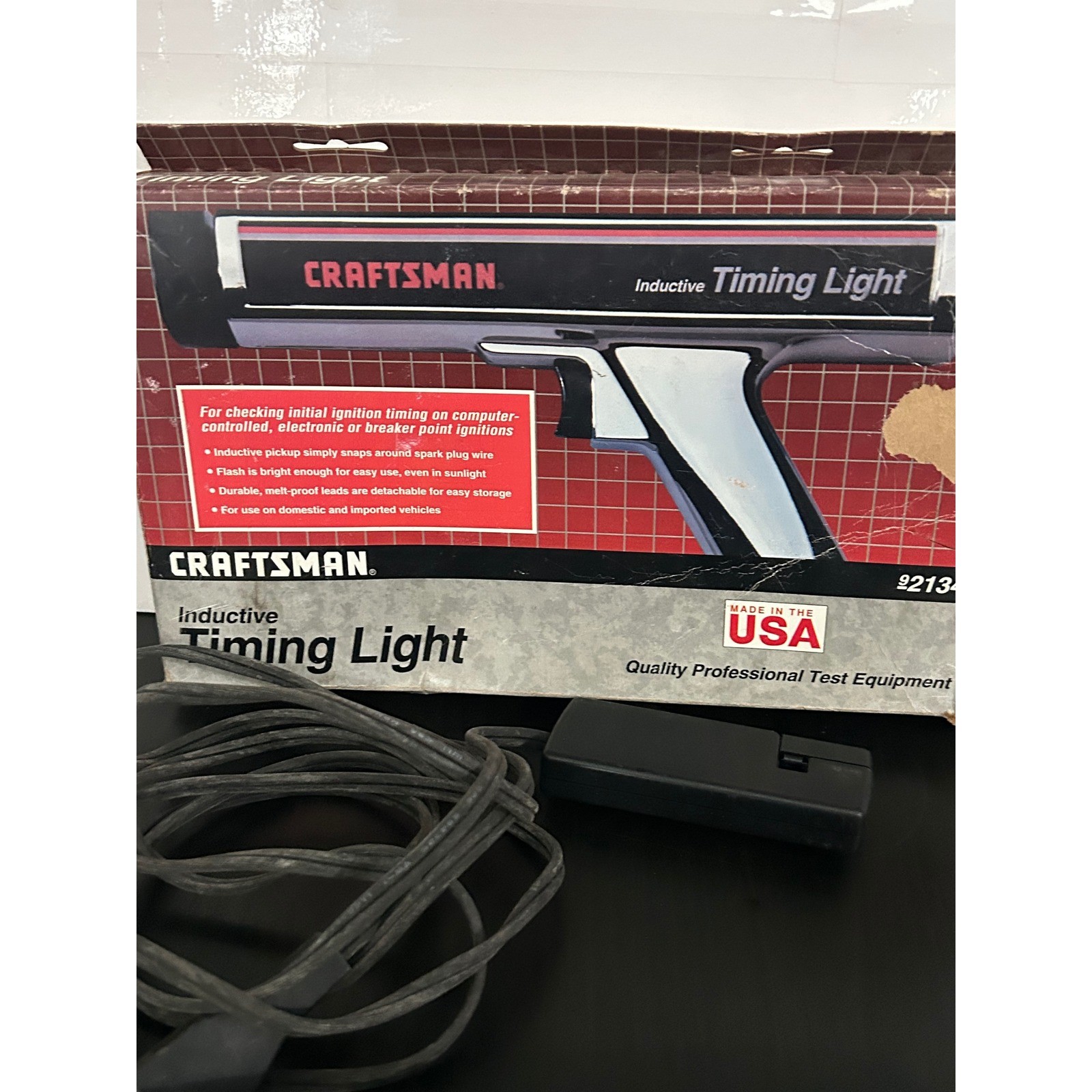 Craftman Inductive Timing Light Chrome Professional Test Equipment USA 92134