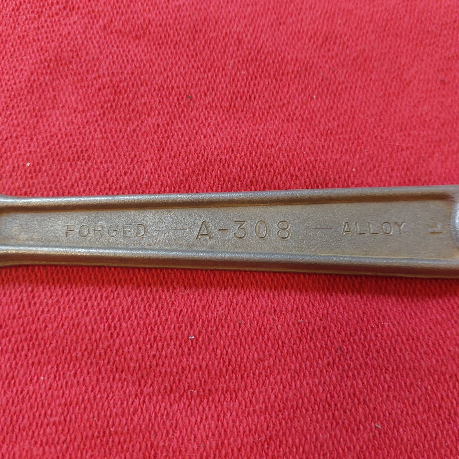 Rare Vintage Sparta 8” Heavy Duty Adjustable Crescent Wrench A-308 Made in USA