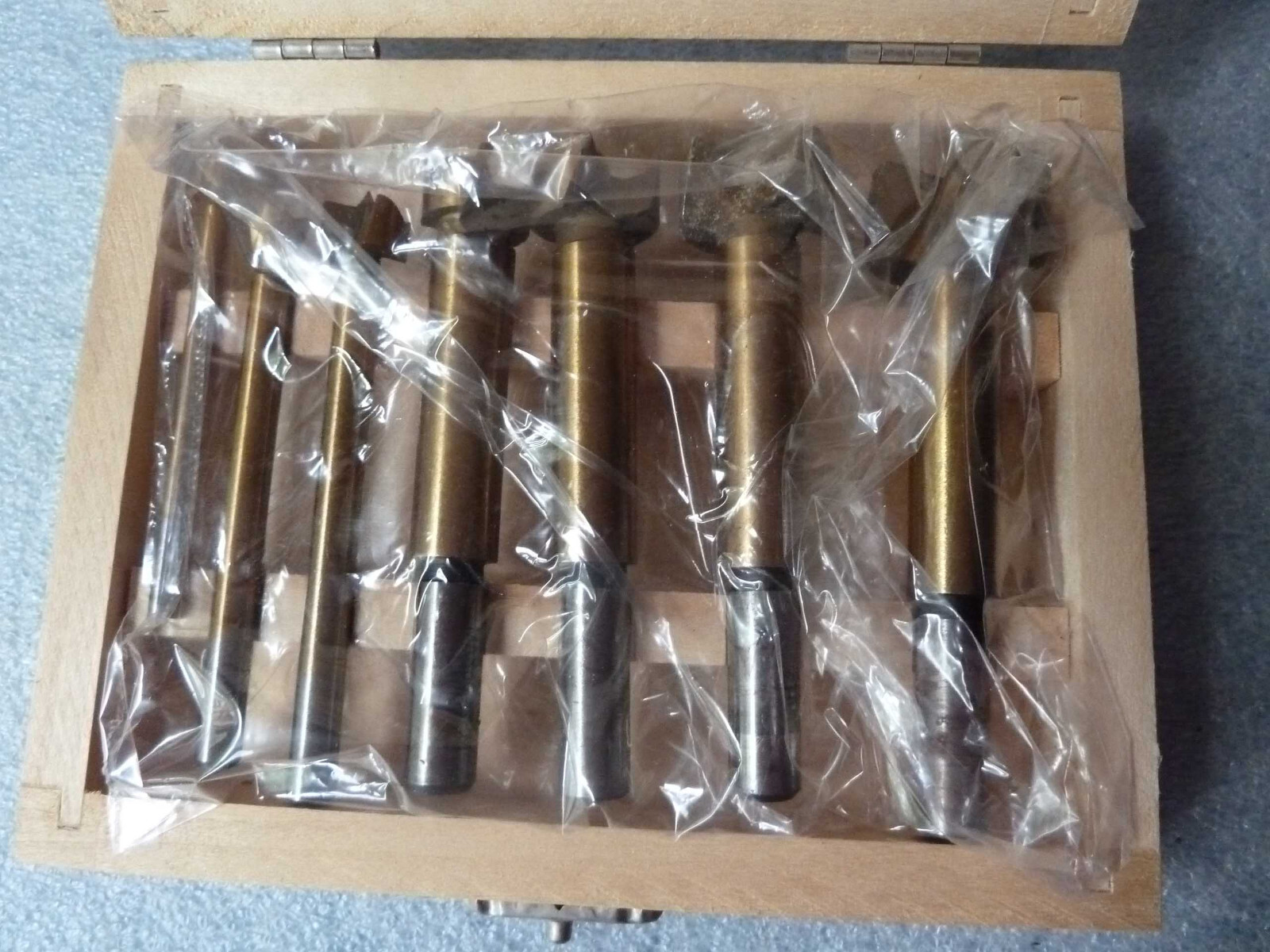 7 pcs Drill Master Forstner Bit Set 1/4″-1″ Wood Case