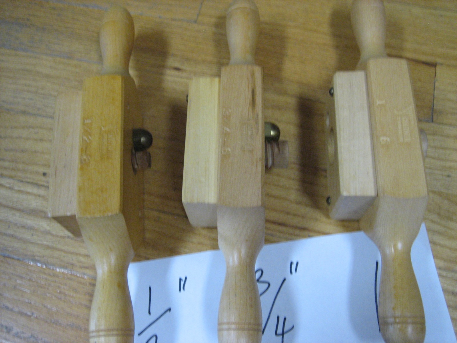 Set of 3, Conover Woodcraft Dowel Threaders;1/2″,3/4″, 1″