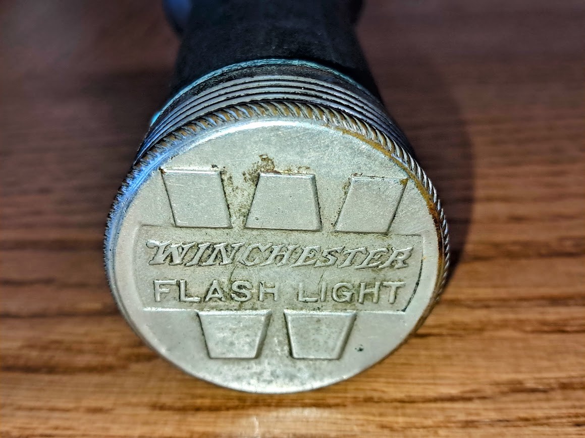 1920s Winchester Miners Flashlight – Original, Untouched, Ready for restoration