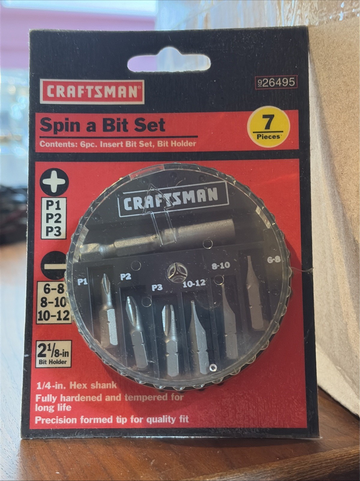 Vintage CRAFTSMAN Spin-A-Bit Set 7pc #926495 New Old Stock