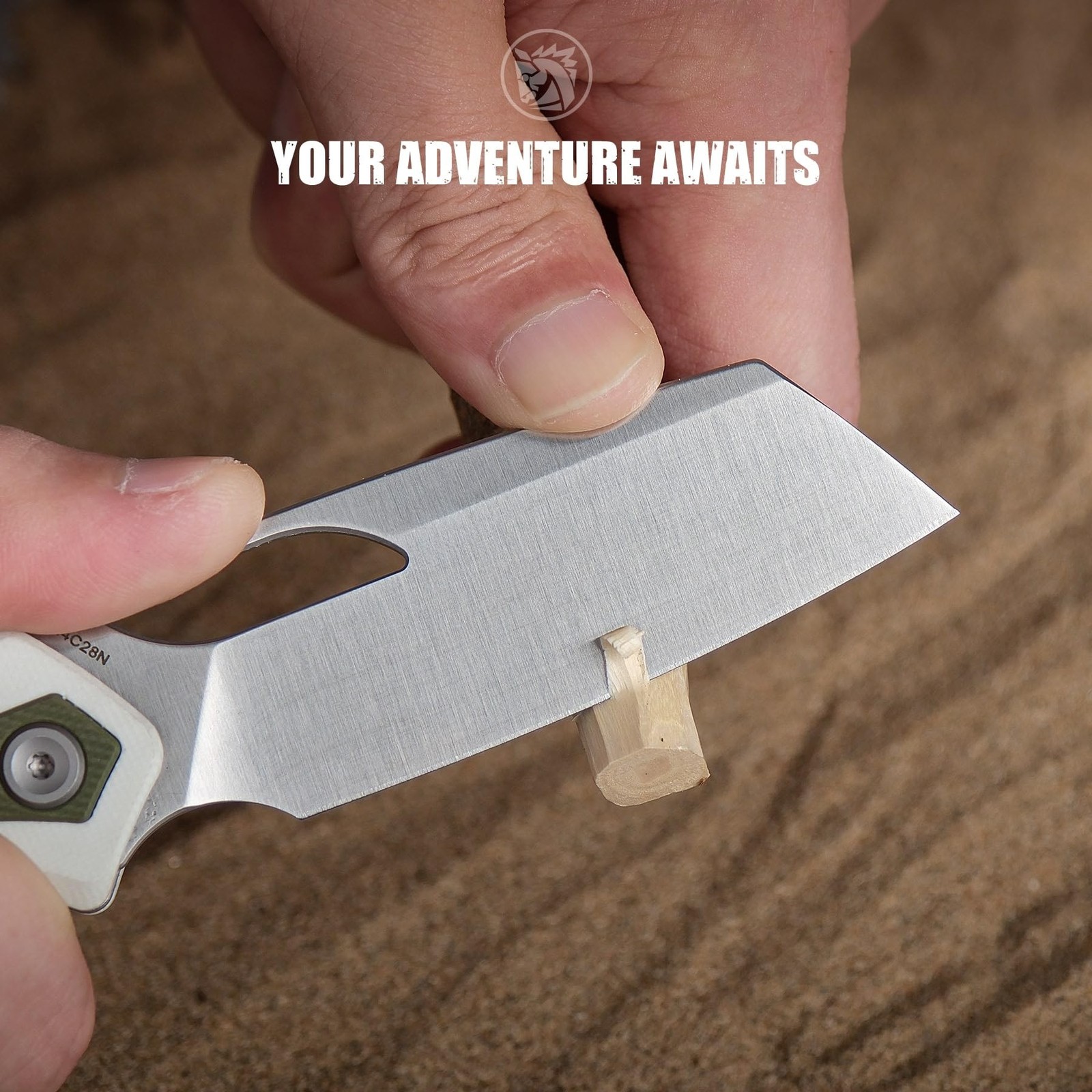 Vosteed Kroc EDC Pocket Knife – 2.99″ 14C28N Satin Blade, Sheepsfoot – Top Li…
