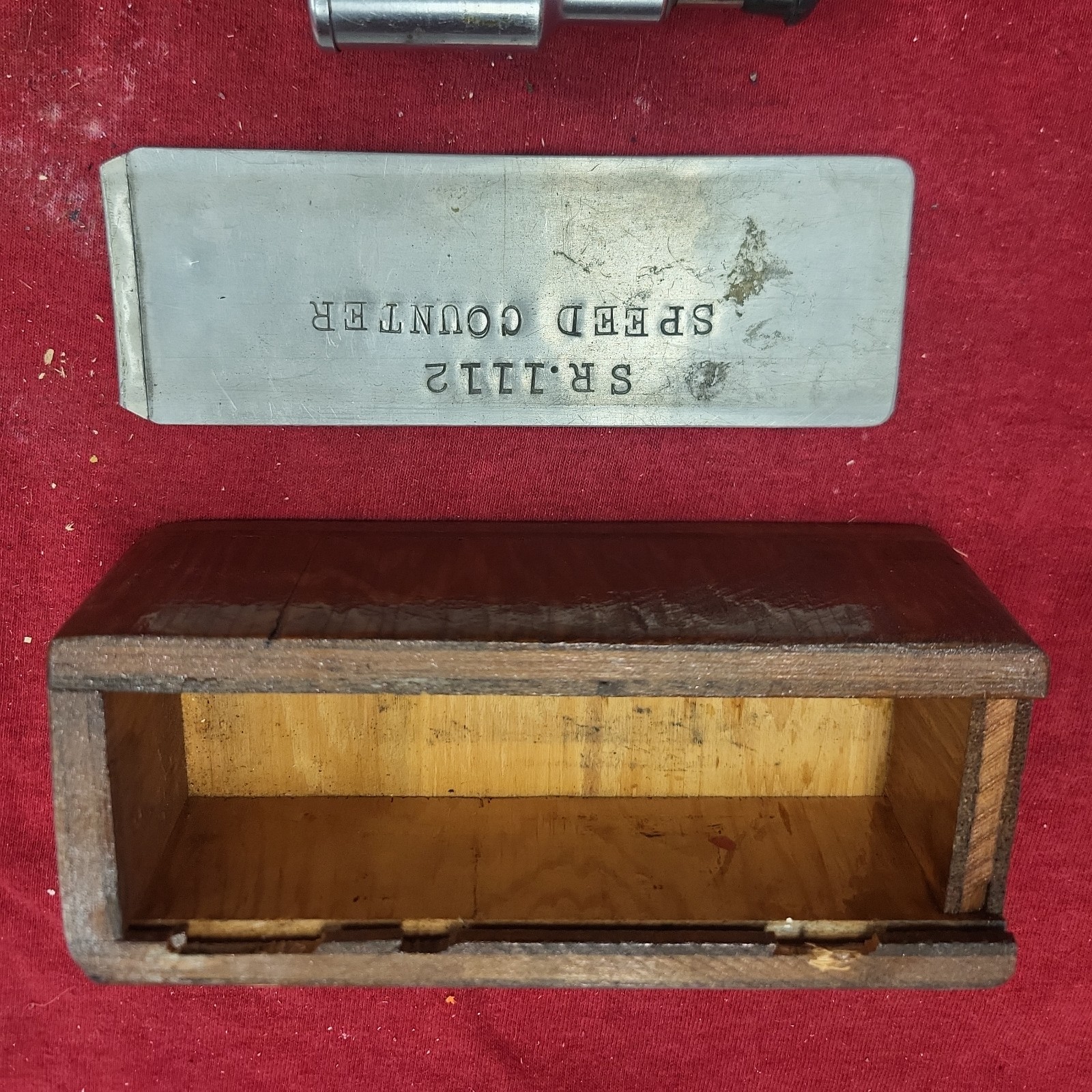 Vintage Veeder MFG Co USA Speed Counter W/ Insulating Tip