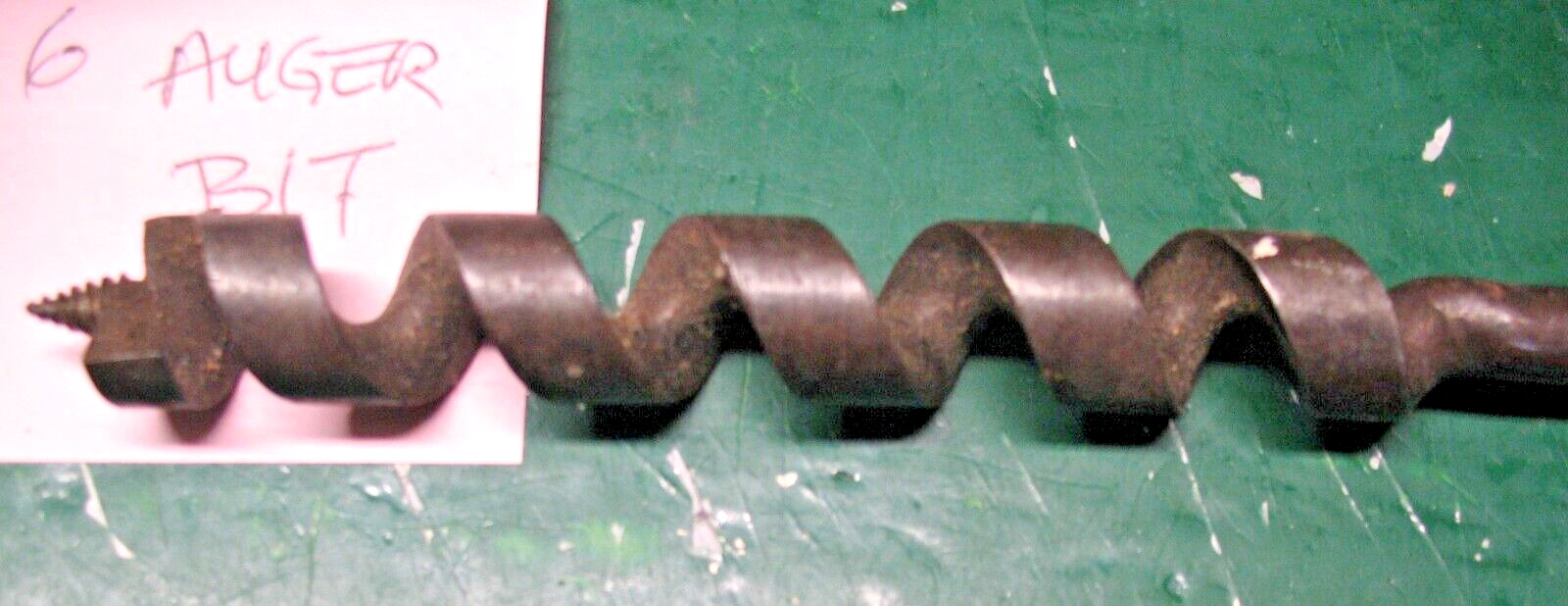 SNELL MFG. MASS AUGER BIT 3/4” BORE 9.5” LONG # 6
