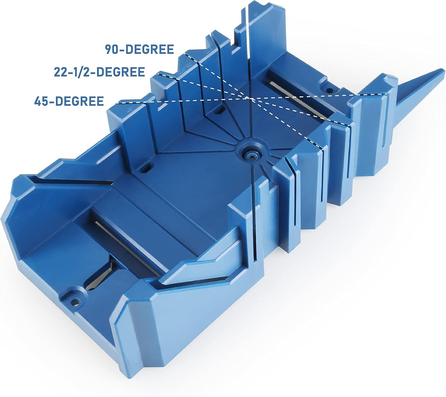 Versatile 14-Inch Mitre Box with Adjustable Angles & Hand Saw for Woodworking
