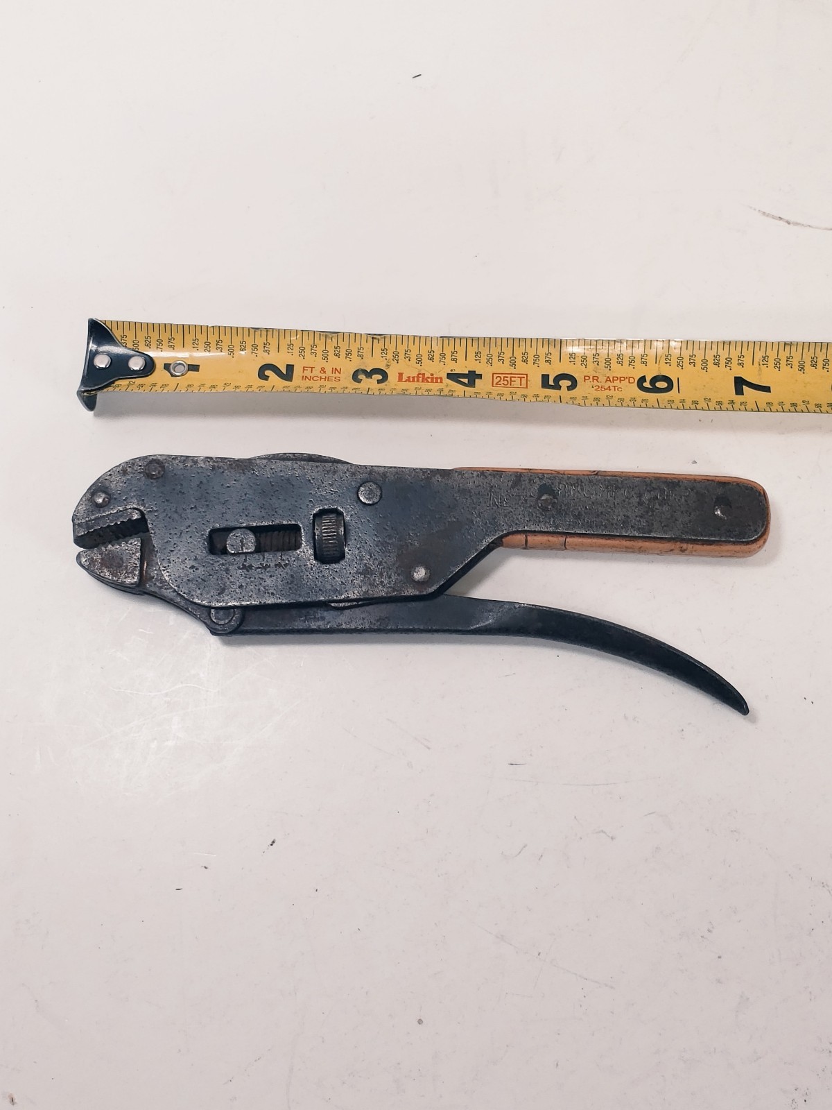 BMC No. 7 Adjustable Locking Vice Grip Pliers – Binghamton NY USA – BMC MFG Corp