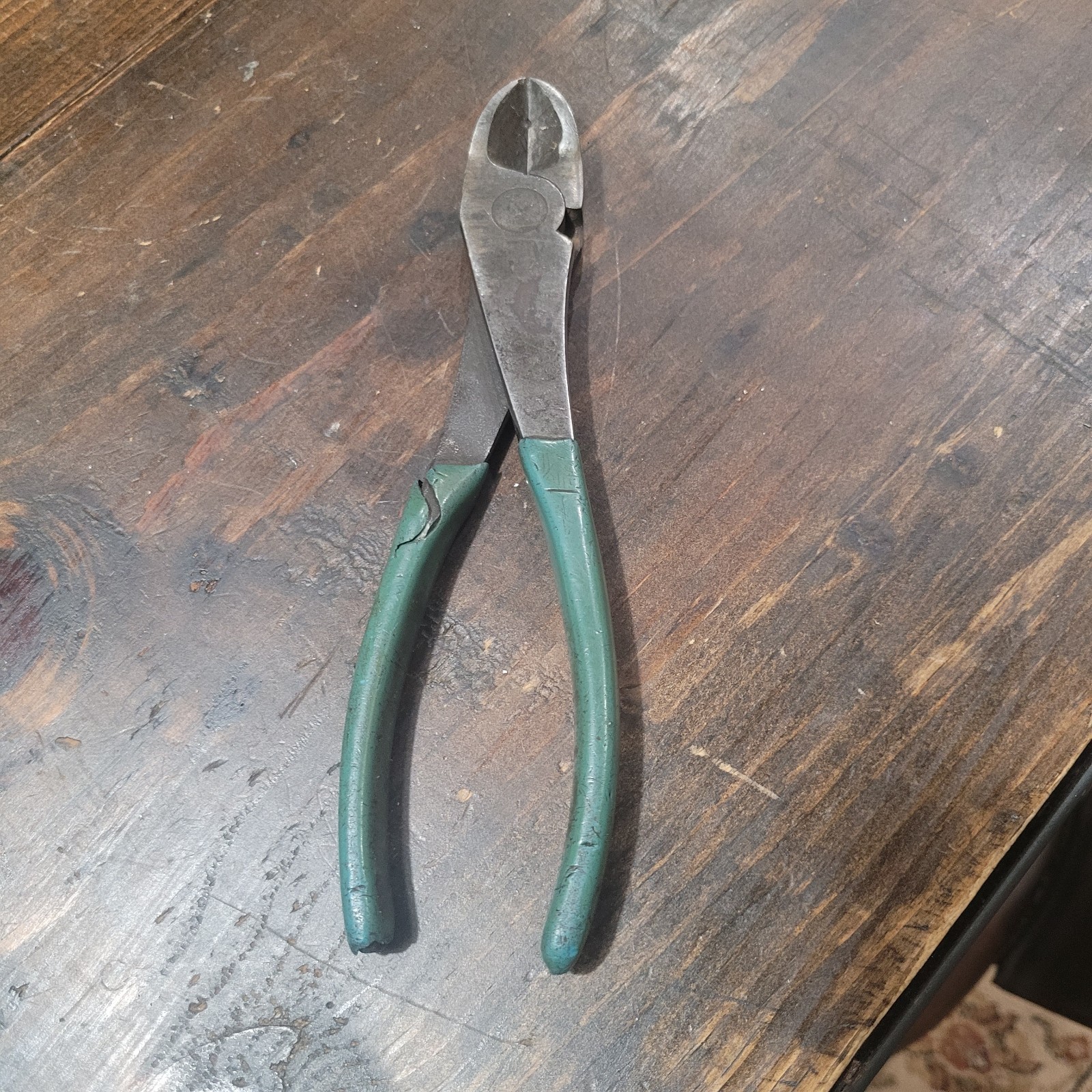 Vintage Channellock No. 447 Curved Jaw Diagonal Cutting Pliers USA Tools
