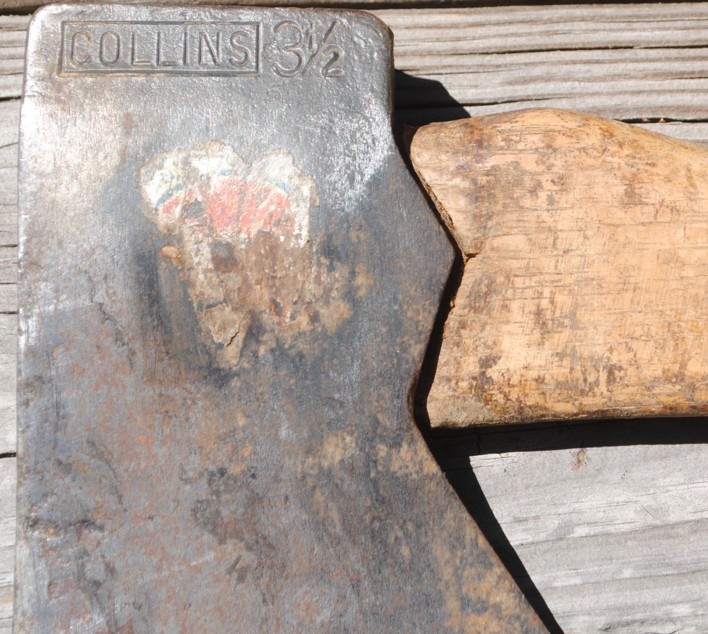 VINTAGE COLLINS 3 1/2 LB AXE ORIGINAL HANDLE