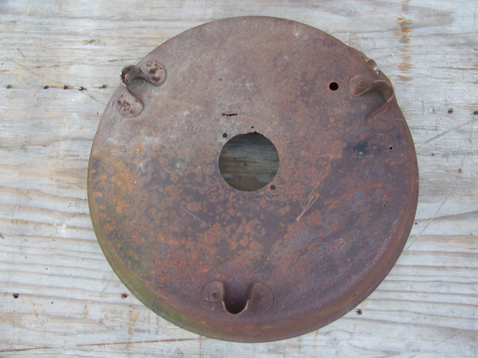 Antique Vintage Champion Blacksmith Forge 3-Leg Steel Pan- no blower, no tools