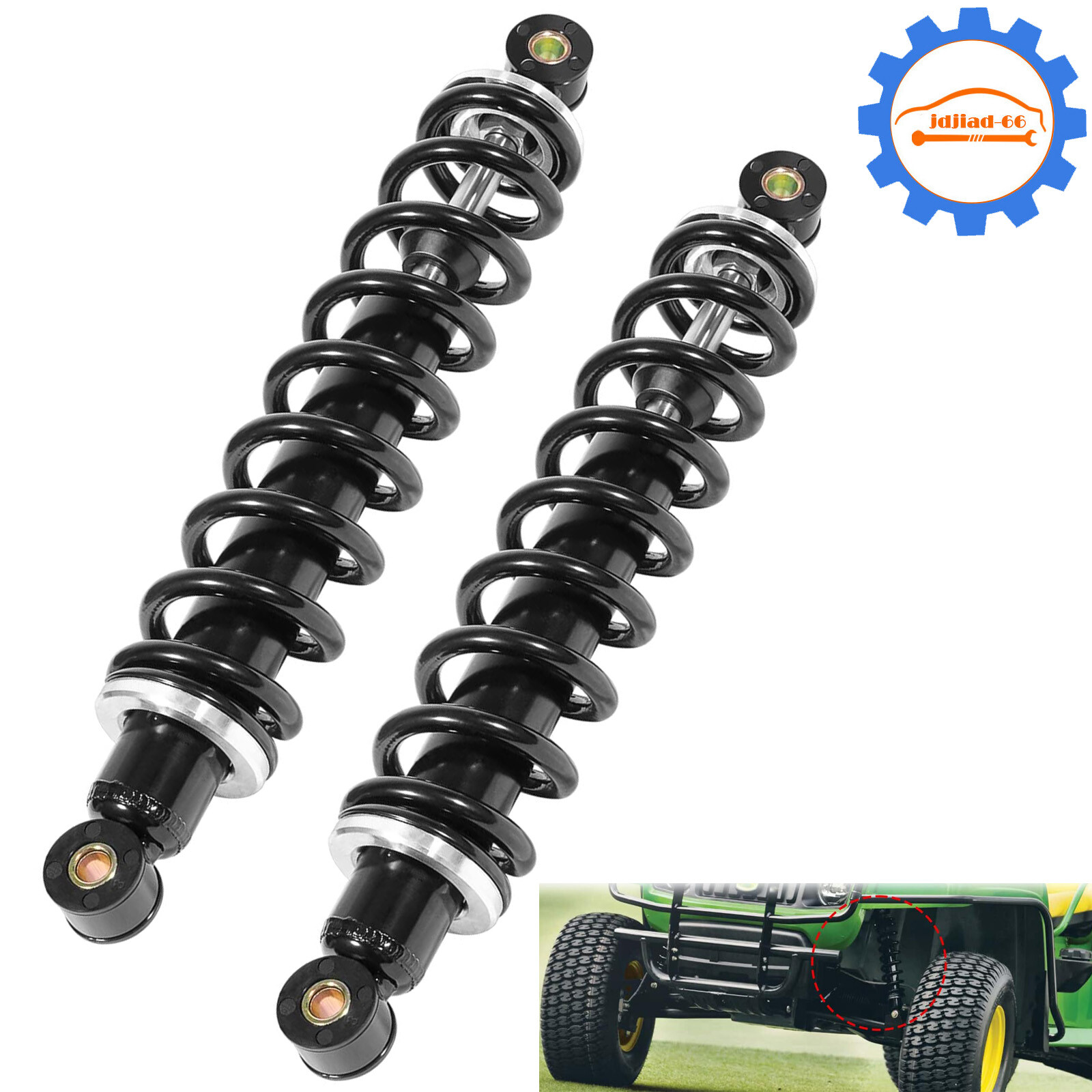 2Pcs AM130448 Front Shock Absorbers Fits for John Deere 4X2 6X4 TH TS. TX Gators